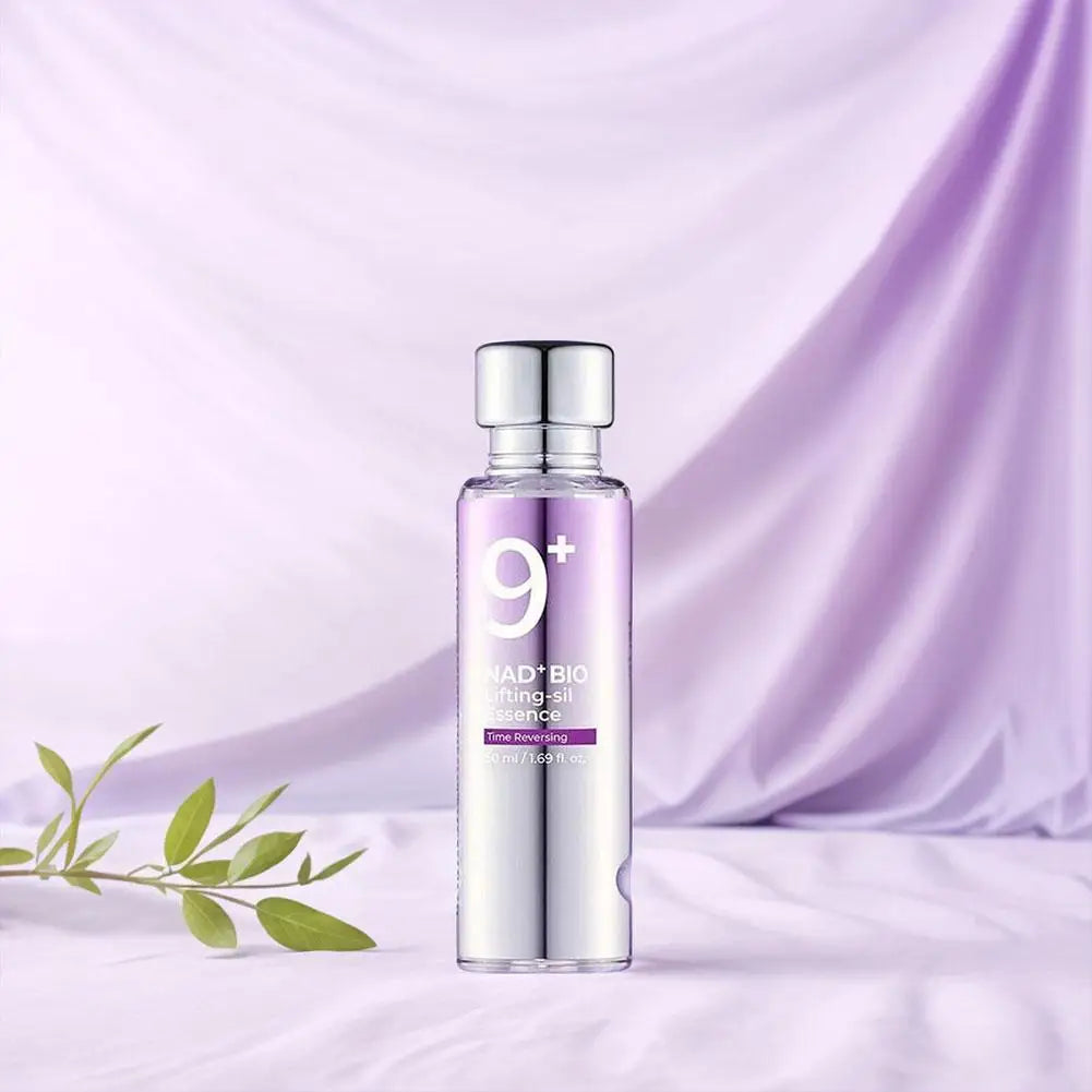 NAD+ Peptides Glow Boosting Toner + Firming Serum + No.9 Eye Cream - Korean Anti Wrinkle Brighten Dark Circles Skin Care