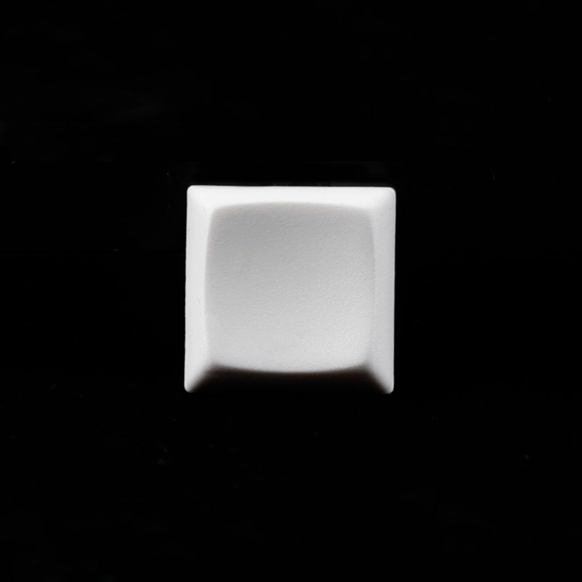 YMDK Square Round 1u Low Profile Blank Black White Keycaps PBT Material DIY for 1350 Switches Mechanical Keyboard
