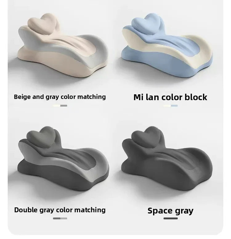 Multifunctional Memory Foam Pillow for Prone Rest, Couple Positioning Support Cushion, Bedroom Buttock Lift Pillow