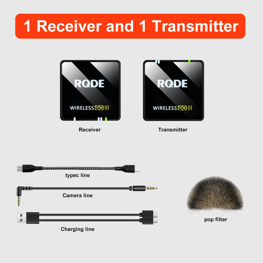 Factory Direct NXG Wireless Lavalier Microphone 1‑to‑1/2 Dual Transmitter Lapel Mic Noise Cancelling 360° Pickup For Smartphone Camera Vlogging Live Broadcast