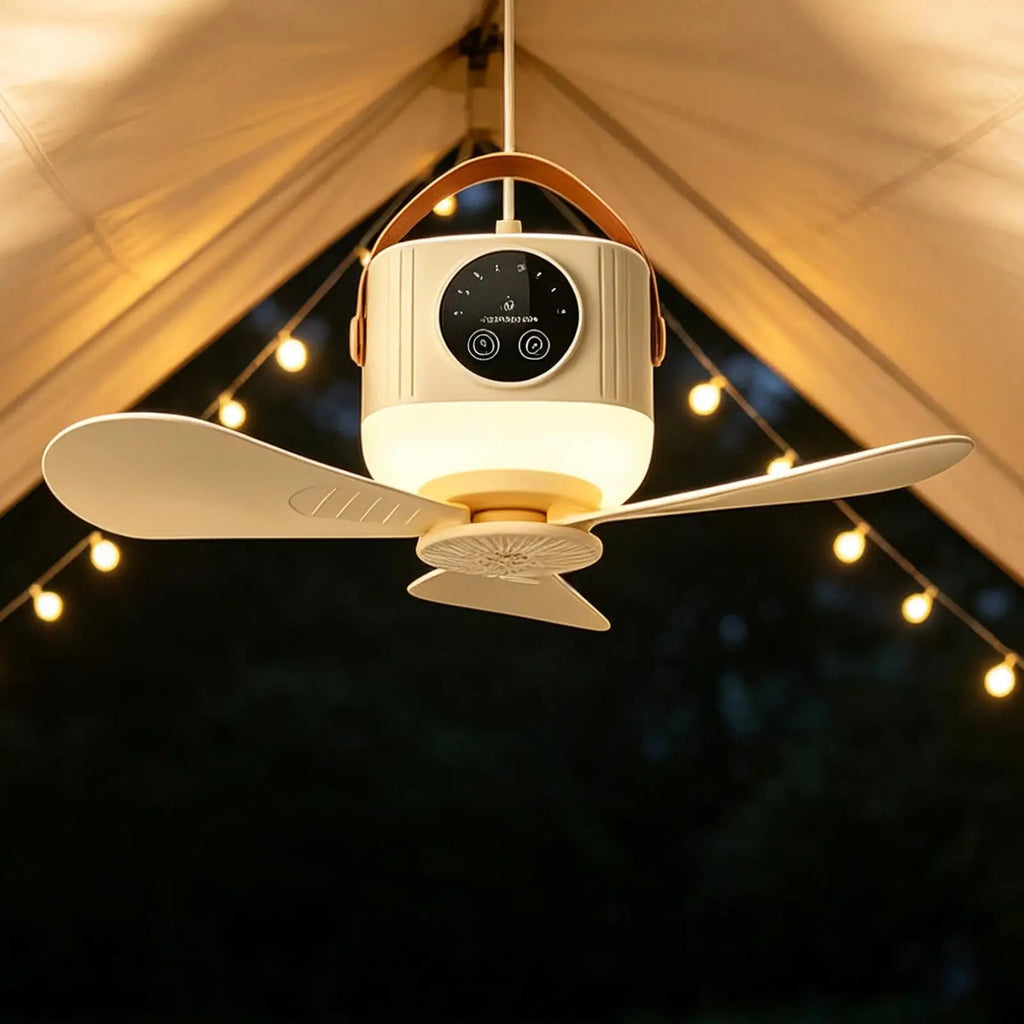 Camping Fans For Tents Low Noise Portable With Remote Timer Camping Tent Fan For Outdoor Beach Rv Bedroom Travel Road Trip