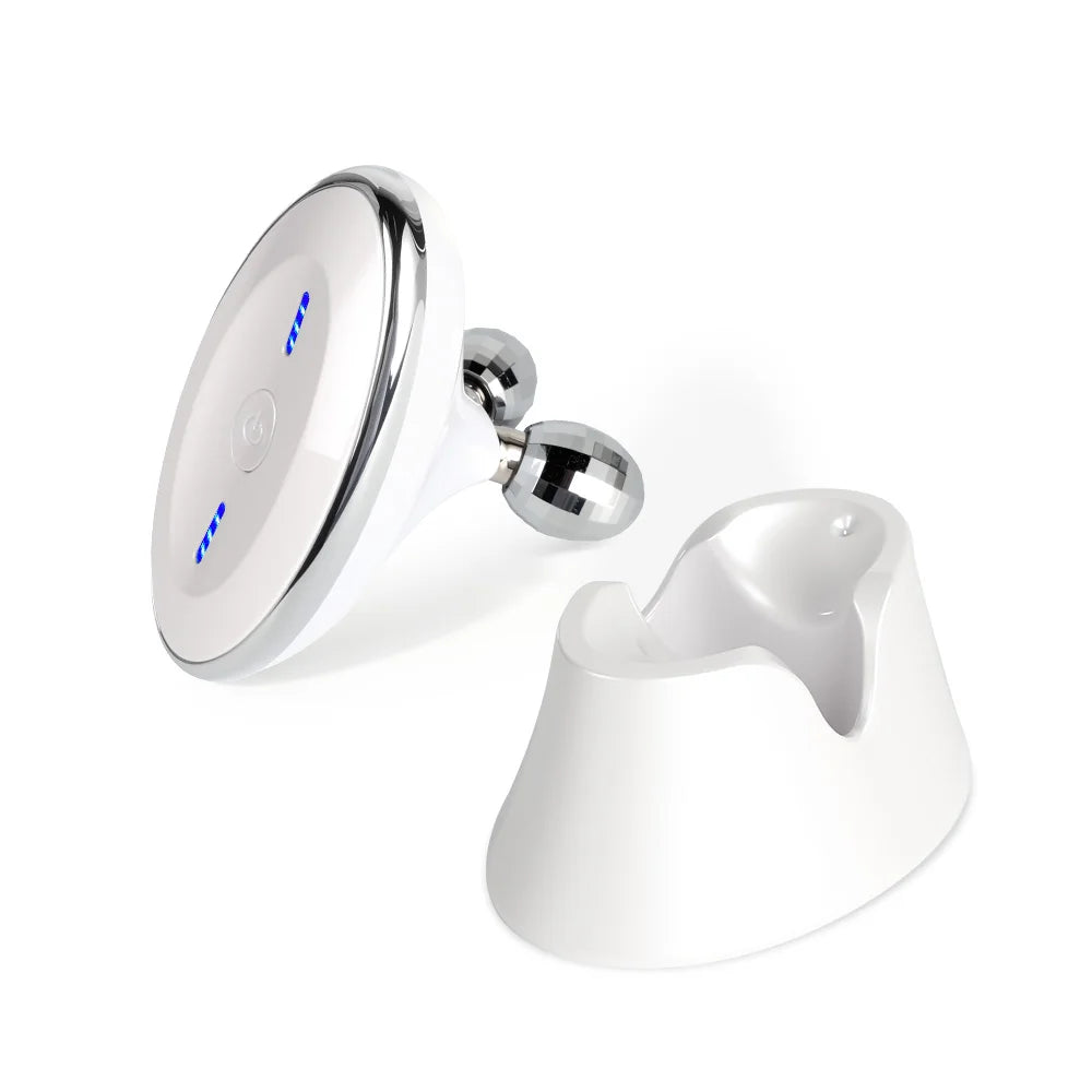 EMS Face Roller Massager Microcurrent Vibration Facial Neck Skin Care Device Face Lift Contour Beauty Tool Portable