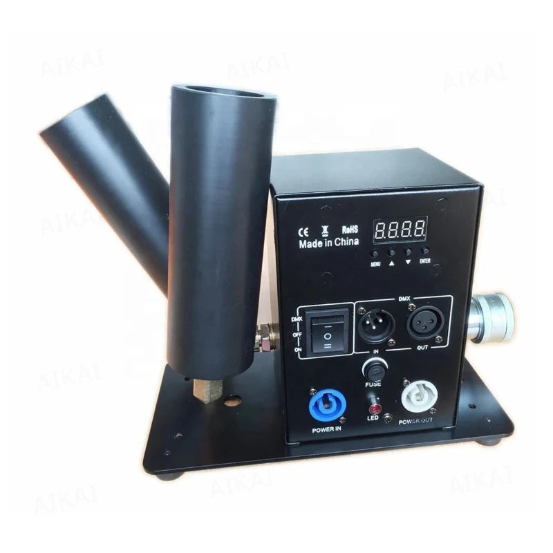 DMX CO2 Jet Machine with LCD & Remote Control, Carbon Dioxide Fog Effect for Stage Wedding