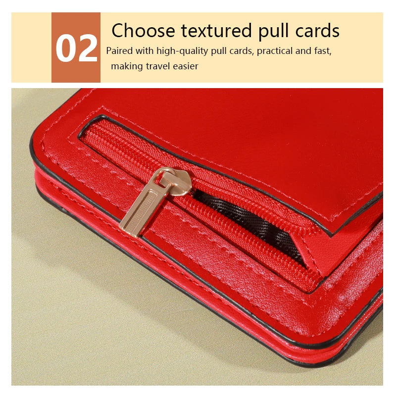 PU Minimalist Wallet - Snap Closure, Zip Pocket, Multifunctional Credit Card Holder, Casual Unisex Bag for Daily Use with