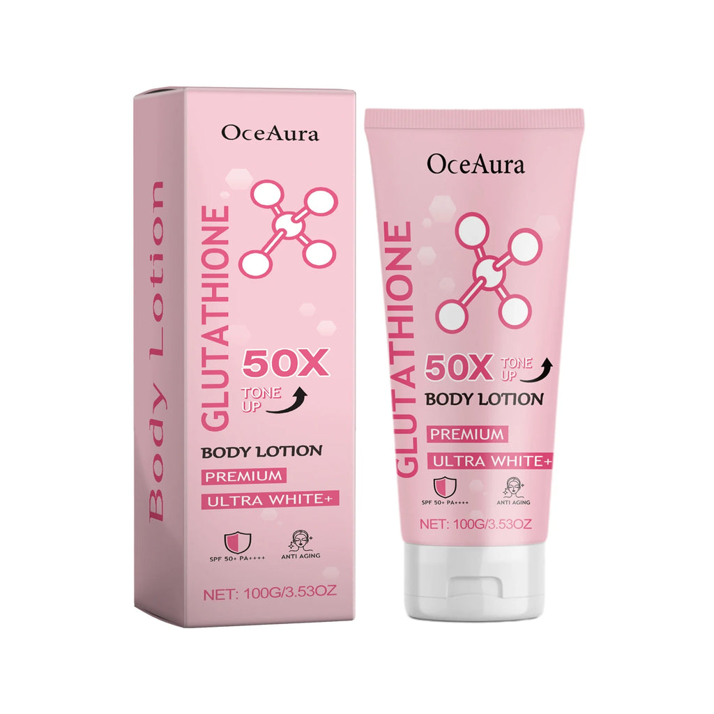 100G Glutathione Body Cream Daily Moisturizing Nourishing Brightening Tone Lasting Fragrance Improve Dullness Smooth Body Lotion