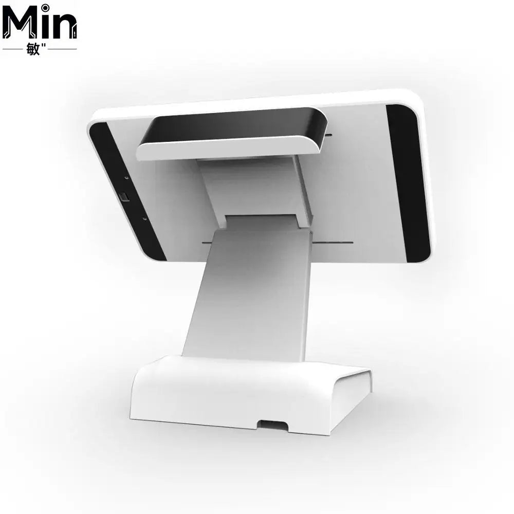 HSPOS 15 Inch All In One Touch Screen POS Cash Register I3 I5 Win 10 System POS Machine with VFD Customer Display