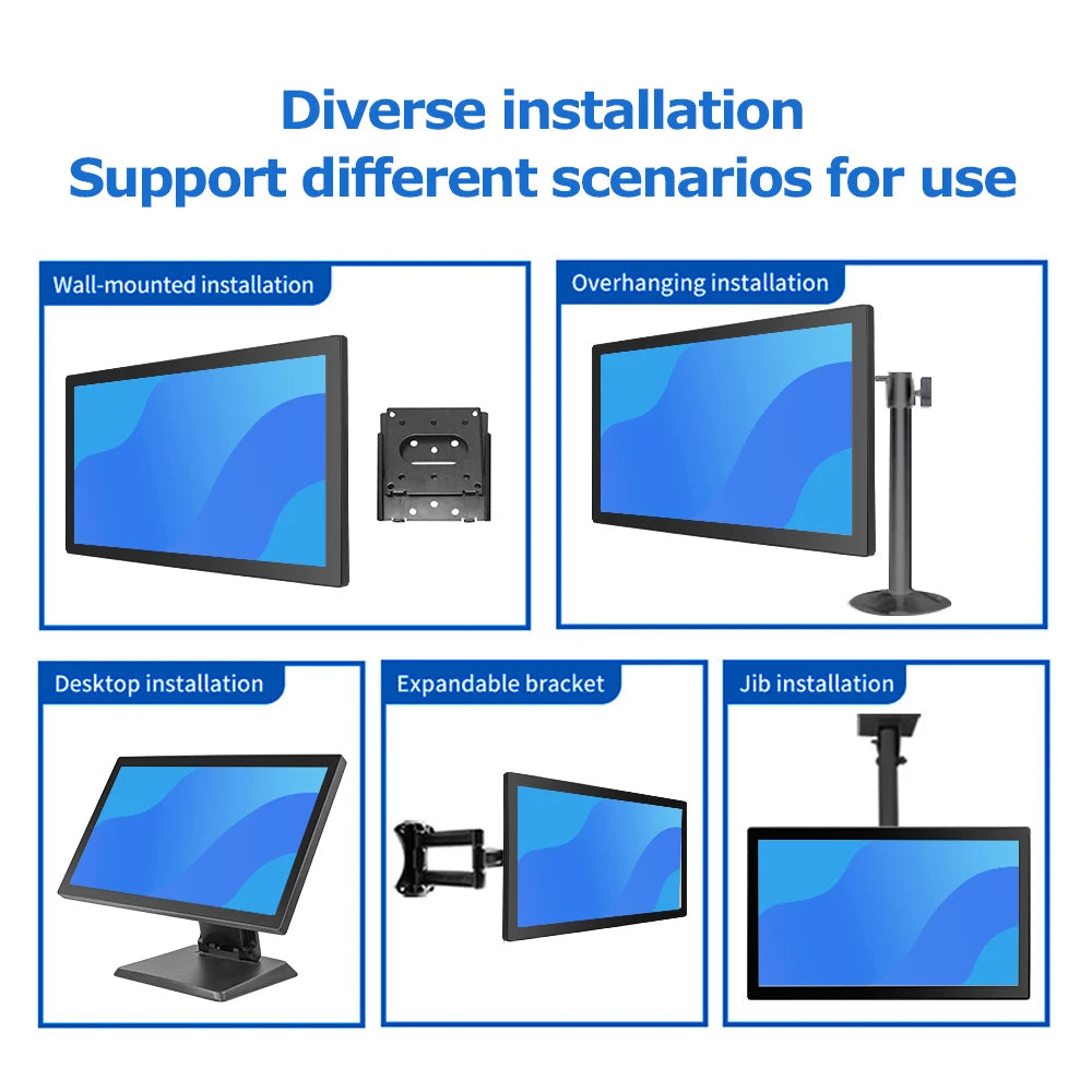 21.5 Inch Kitchen Display Screen Kds Pos System Hardware Kitchen Order Display Monitor Menu Management Display Screen