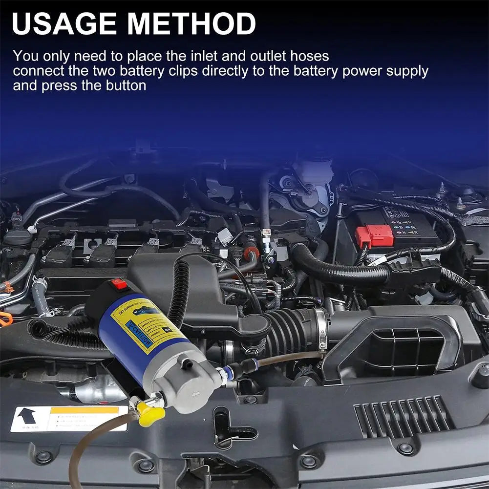 12V/24V Electric Scavenge Suction Transfer Change Pump Oil Transfer Pump 1-4L/min Motor Oil Diesel Extractor Pump For Car Boats