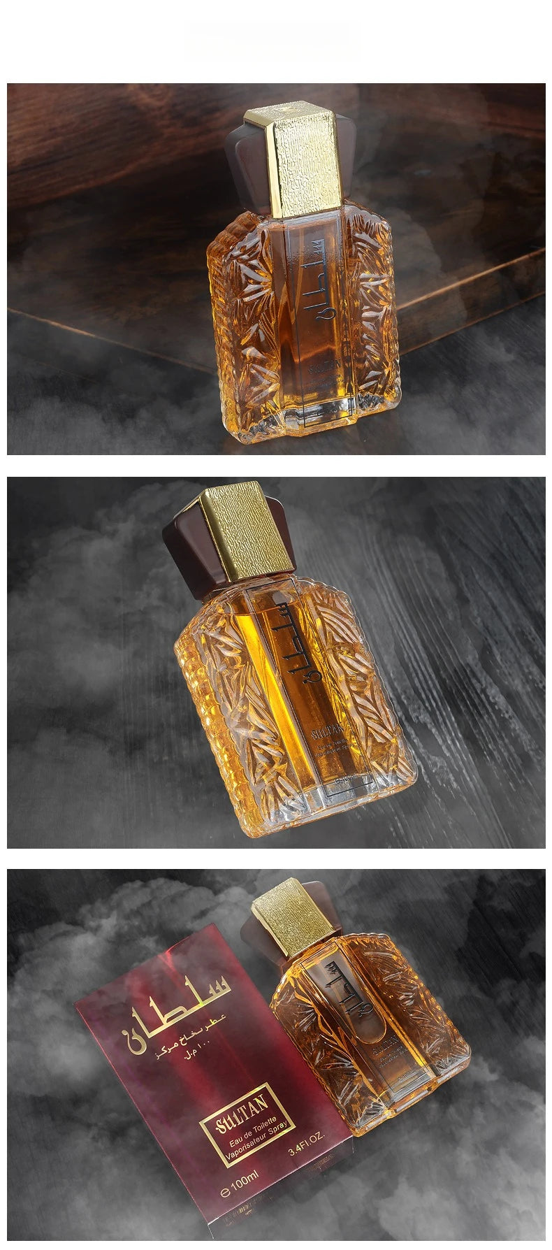 100ml Arabic Style Strong Perfume High Quality Original Perfumes Mens Charm Perfume Fragrance Lasting Pheromones Attract Women