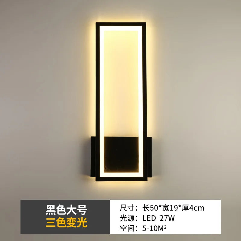Modern Creative Wall Light LED Simple TV Background Wall Lights Bedroom Bedside Wall lamp Decorations Kitchen Indoor Lighting