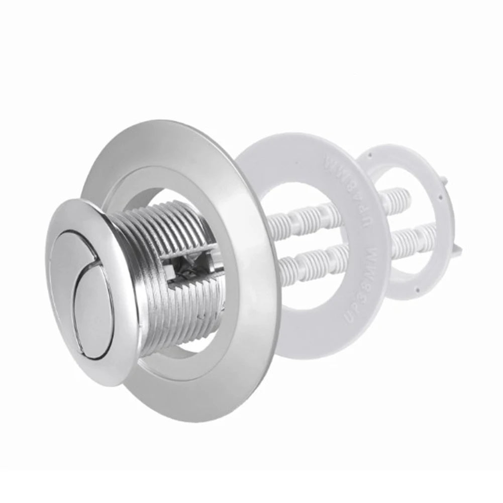 38mm Toilet Button Adapter Toilet Dual Flush Button Adapter For 48mm & 58mm Tank Compatibility Bathroom Gadgets