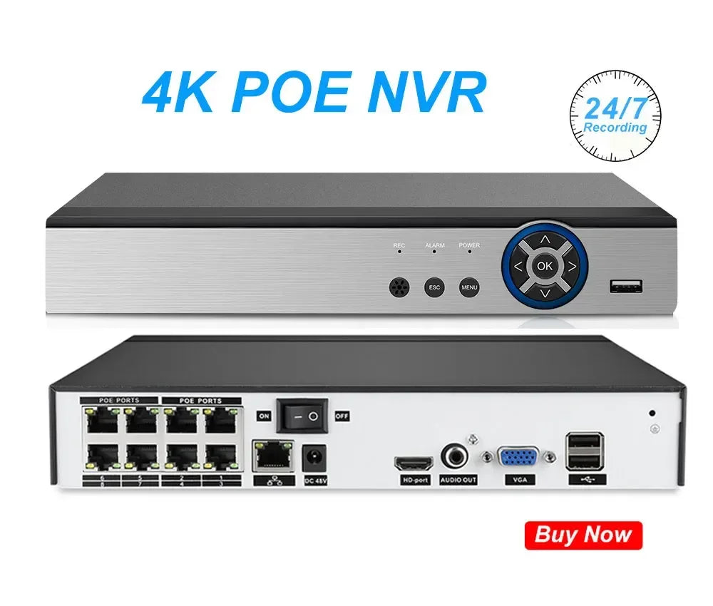4K 8MP POE PTZ Dome Camera 12X 10X Optical Zoom Waterproof Outdoor CCTV Camera POE Security Surveillance System 5MP IP Dome Cam