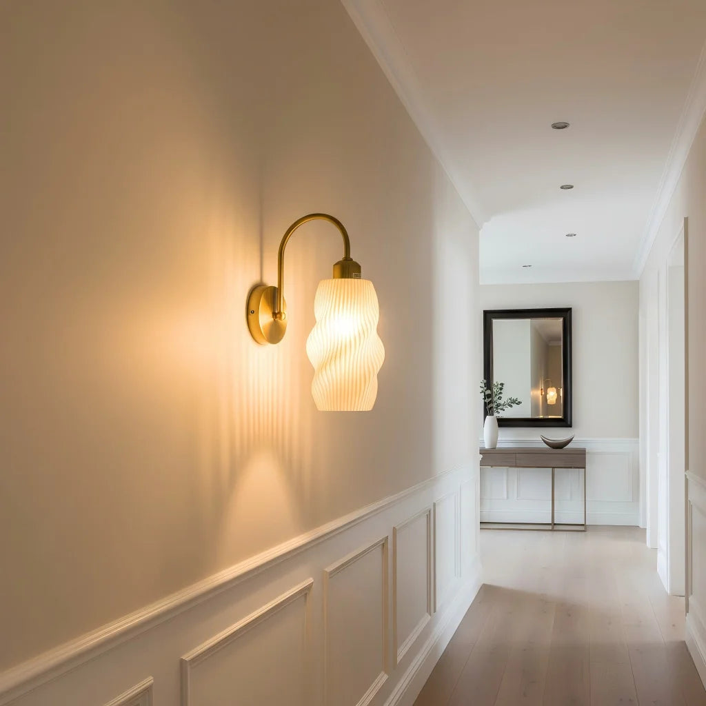 LED Wall Lamp Livingroom Bedroom Modern Simple Crative Light Fixture Home Lighting PVC lampshade Modern Sconce  Wall Lamp