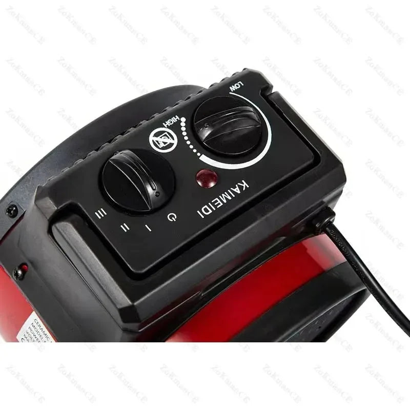 Industrial Portable Electric Heater Blower with Adjustable Ceramic Heating Stove Radiator Natural Hot Wind Thermal Air Warmer