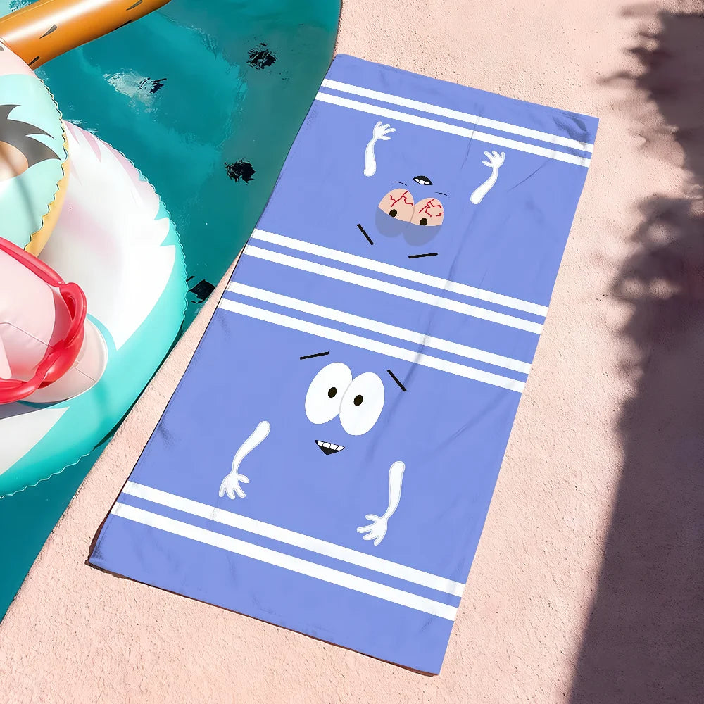 Cartoon T-Towelie-S Cute Towel Quick Dry Soft Yoga Swimming Fitness Mountain Climbing Large Beach Towels
