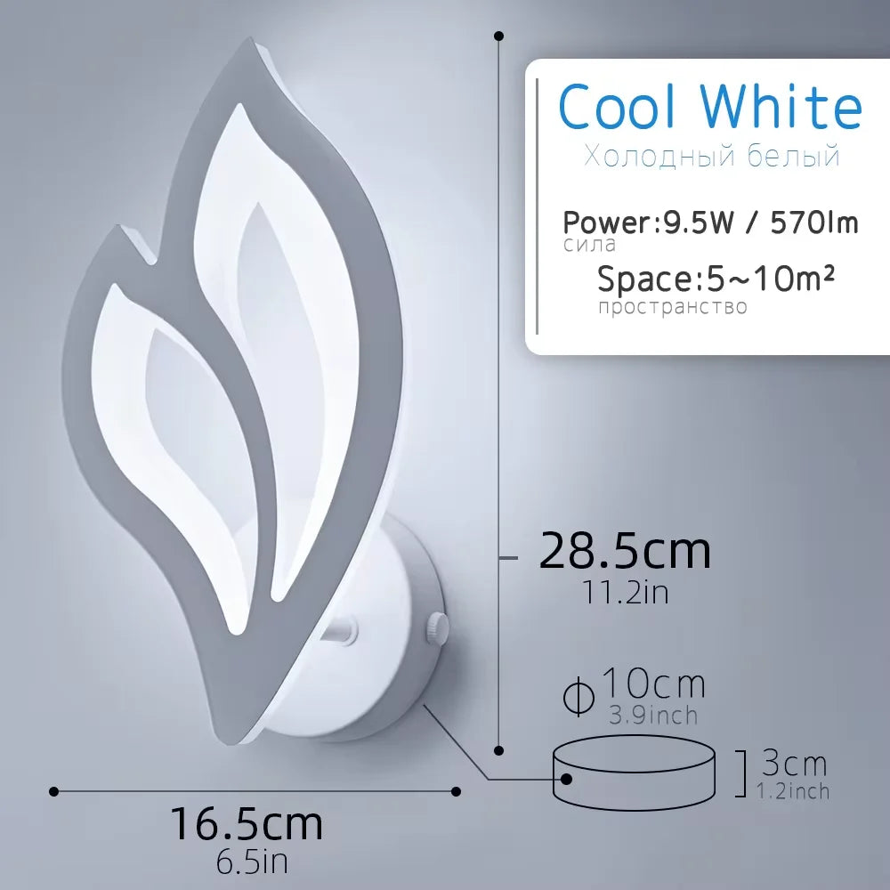 Modern LED Wall Light Bedside Lamps Minimalist Sconces Indoor Lighting Interior Wall Lamp Room Decoration for Bedroom Aisle Lamp
