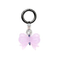 Y2k Love Bead Hanging Chain Bag Charm Women Accesories Red Love Heart Bags Charms Colorful Beads Chain Fashion Lady Jewelry