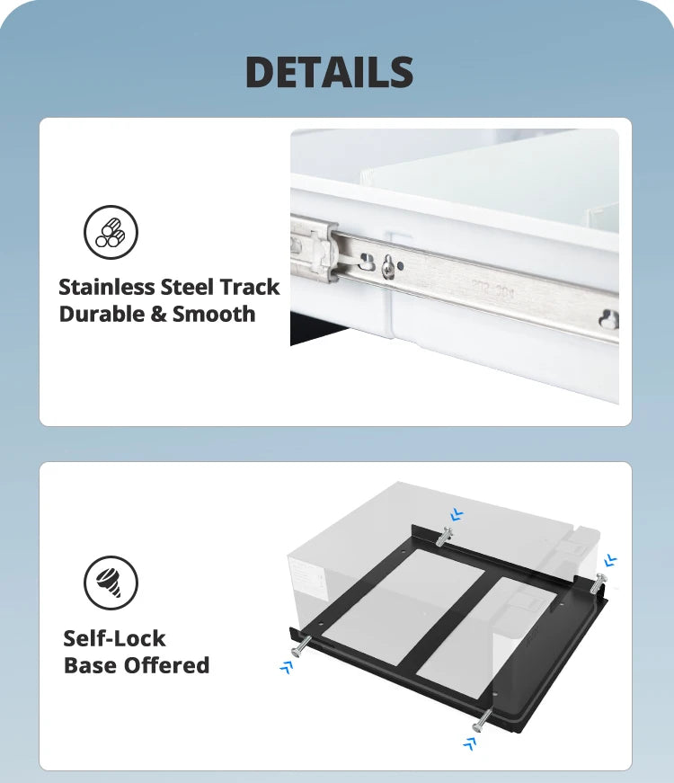 Applicable to 12V 24V New Design Portable Outdoor Using 23L Drawer Car Refrigerator Fridge for Caravan