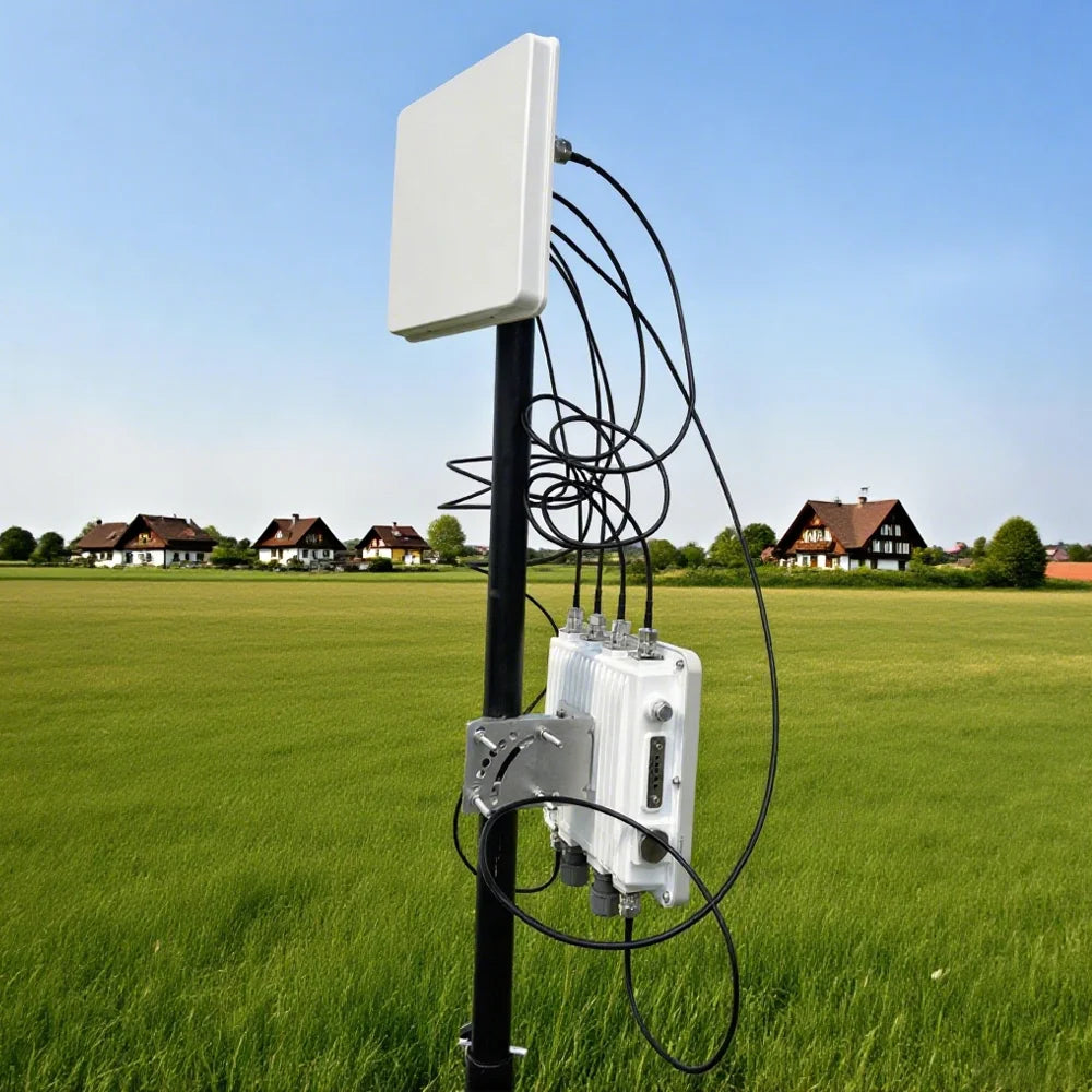 5G Tri-band Outdoor Antenna 4x4 Panel Directional High Gain 23dbi Outdoor Antenna WiFi Access Point