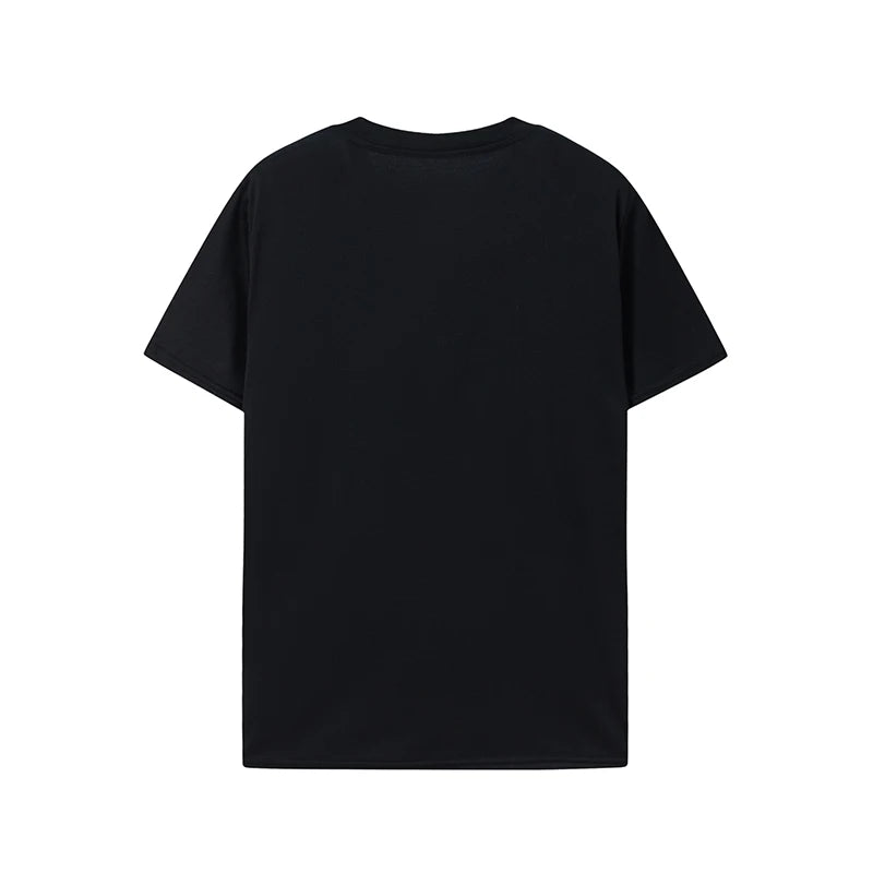 Summer Fashion Women's Short Sleeve T-shirt Letter Print Round Neck Solid Color European American Style 2026