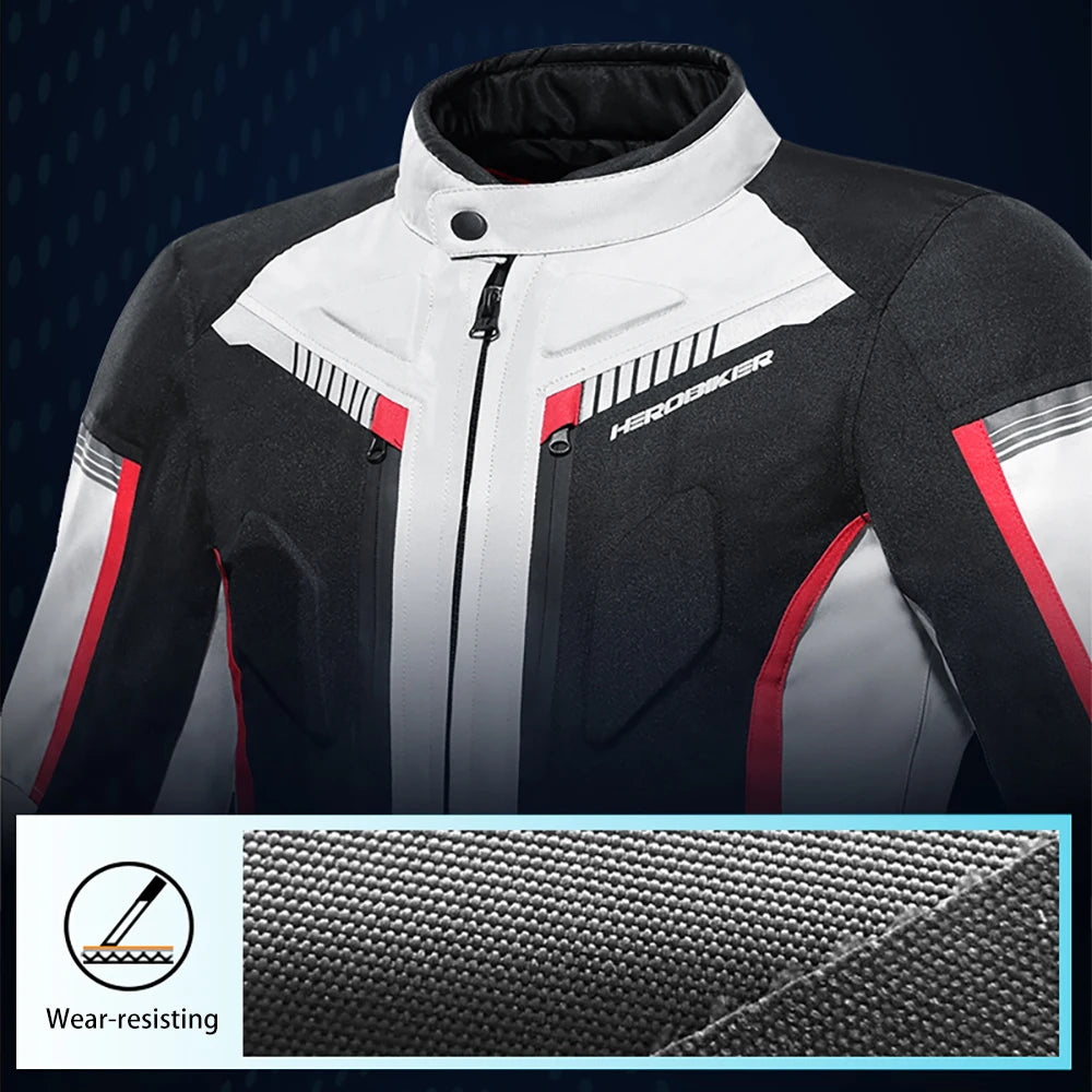 Motorcycle Jacket Moto Jackets Waterproof And Scratch Resistant Off-road Motorbike Jacket Moto Pants Outdoor Cycling Equipment