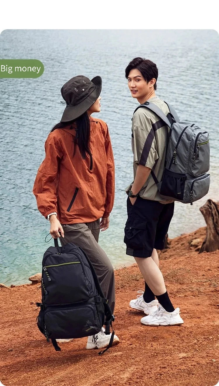 FOUVOR Large Capacity Women Travel Backpacks Waterproof Lightweight Sports Outdoor Student Laptop Bag 3033-01 3033-02 3033-05
