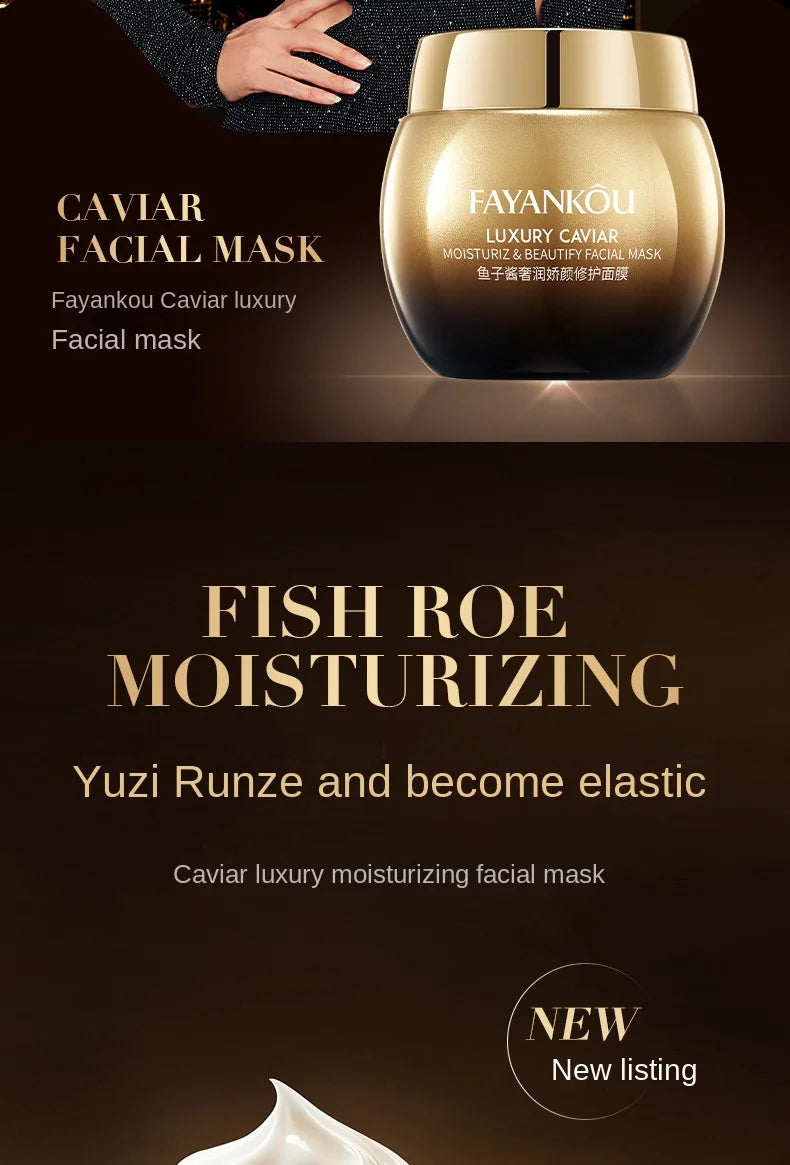 Caviar Wrinkle Anti-Aging Fade Fine Lines Face Whitening Bright Skin Beauty Health Care Retinol Lifting Firming Cream New