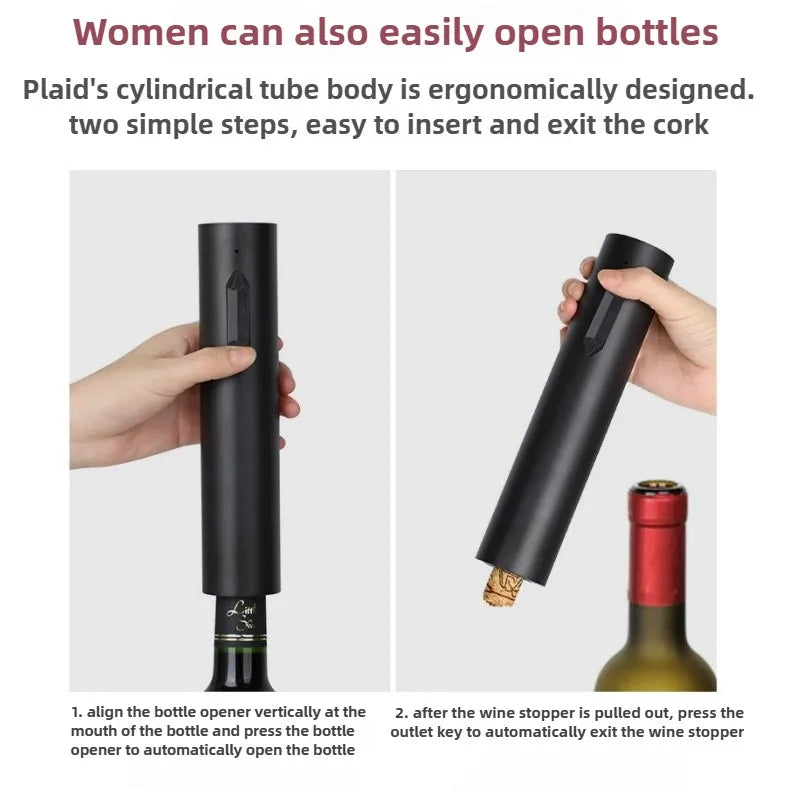 Usb Rechargeable Electric Wine Opener Automatic Red Wine Corkscrew Kitchen Gadgets Bottle Opener for Party Bar Accessories