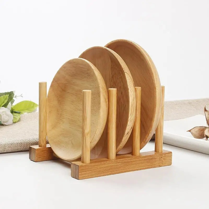 Kitchen Organizer Pot Lid Rack Stainless Steel Spoon Holder Shelf Cooking Dish Pan Cover Stand Accessories Novel Gadgets