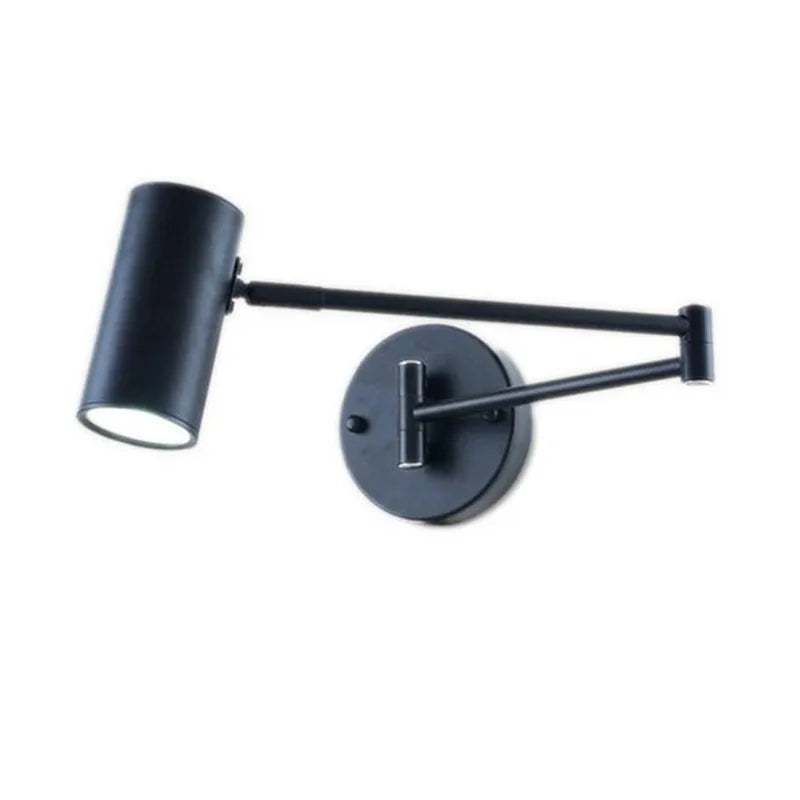 Modern Adjustable Swing Long Arm LED Wall Lamps Touch Sensor Internal Wall Washer Household Bedside Switch Decor Sconce Lights