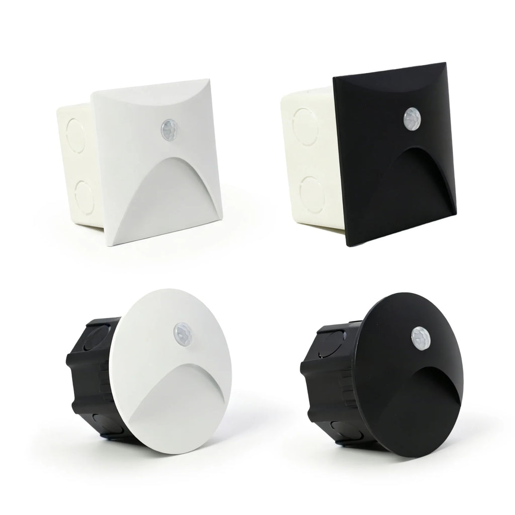 Outdoor Light IP65 Embedded Wall Light 3W LED Indoor Recessed Stair Lighting  Balcony Porch Aisle Courtyard Indoor Wall Light