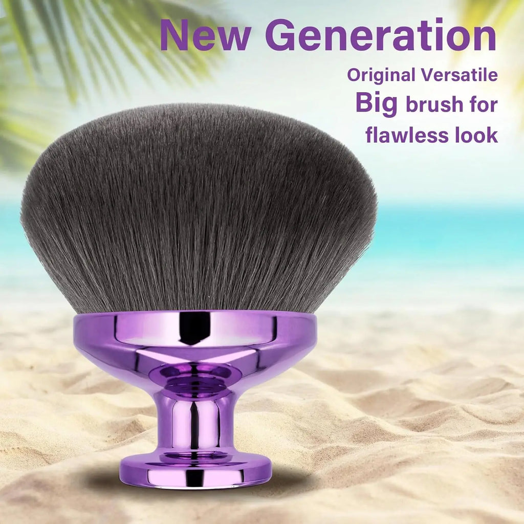 Extra Large Body Makeup Brush for Self Tanner, Leg Makeup Bronzer Oval-shaped Flawless Kabuki Brush Kabuki Foundation Brush