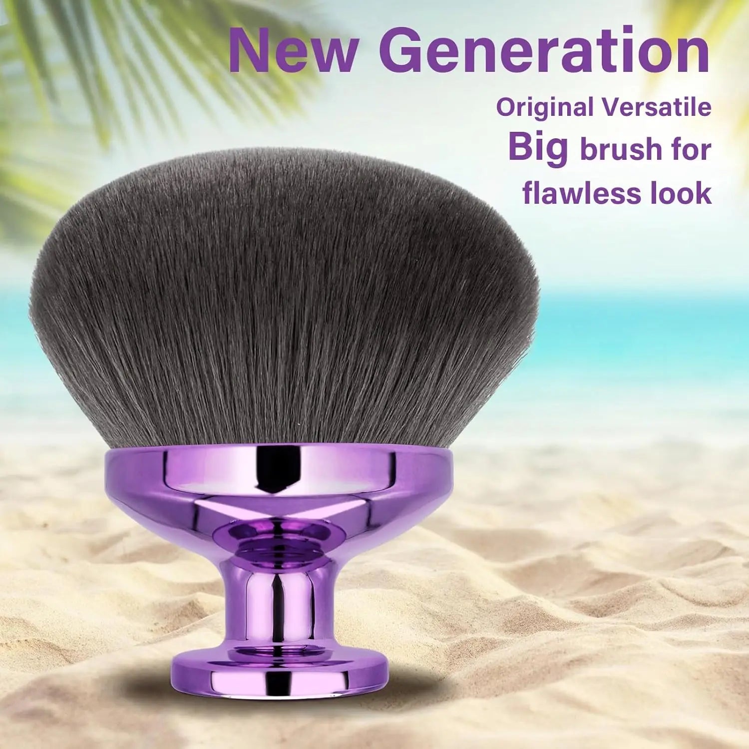 Extra Large Body Makeup Brush for Self Tanner, Leg Makeup Bronzer Oval-shaped Flawless Kabuki Brush Kabuki Foundation Brush