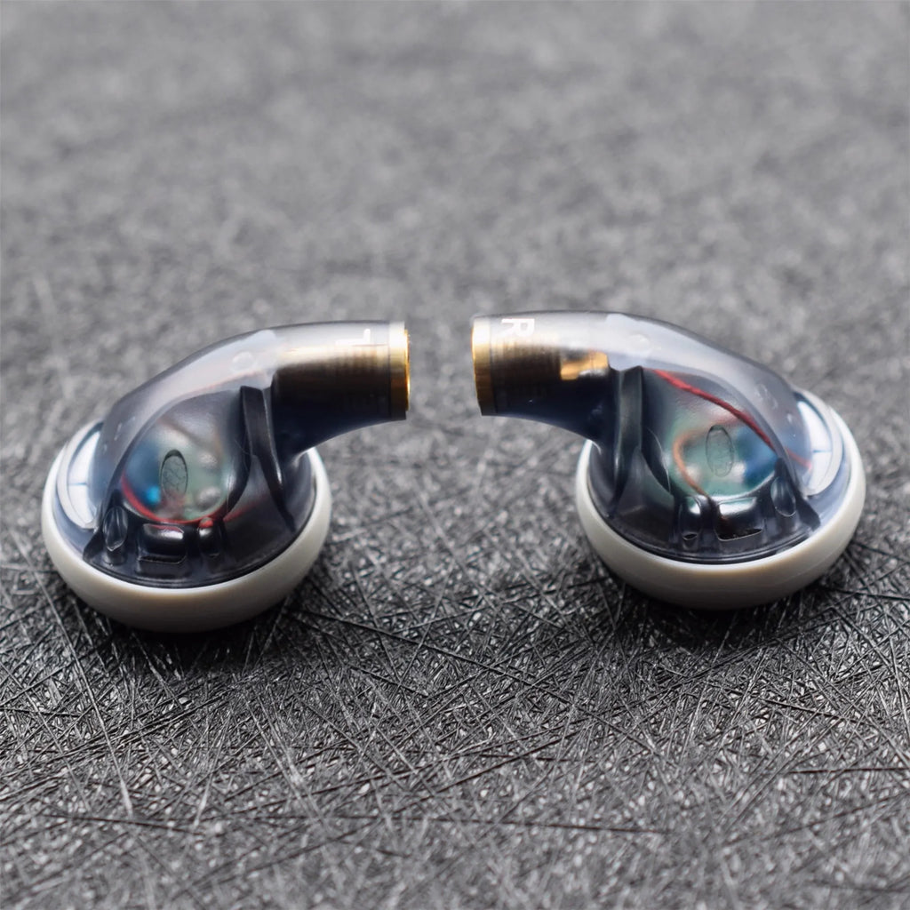 FENGRU BP32 Diy 130 ohm Beryllium Film Driver/300 ohm Carbon Nanotube Film High Impedance Flat Head Earbuds Heavy Bass Earphones