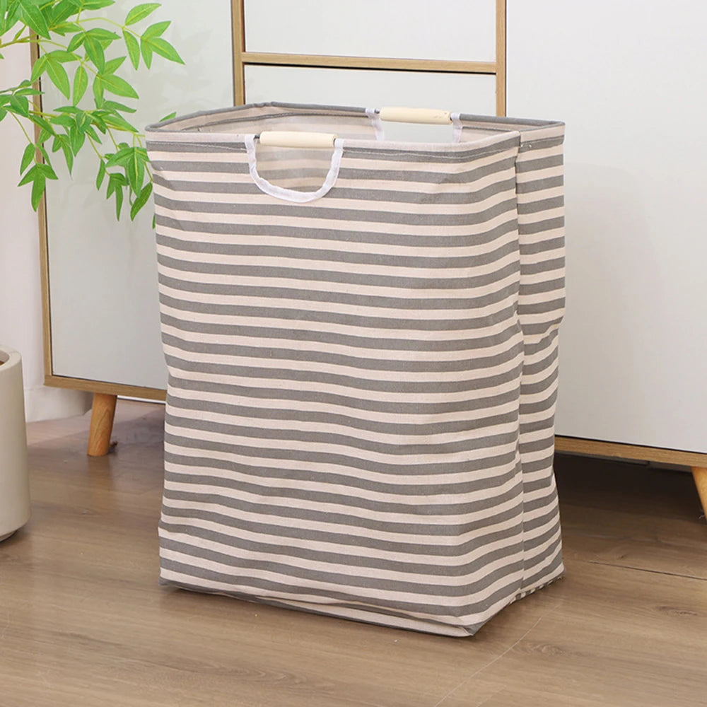 Large Capacity Laundry Storage Dirty Clothes Storage Basket with Handle Hamper Collapsible Laundry Basket Bathroom Accessories
