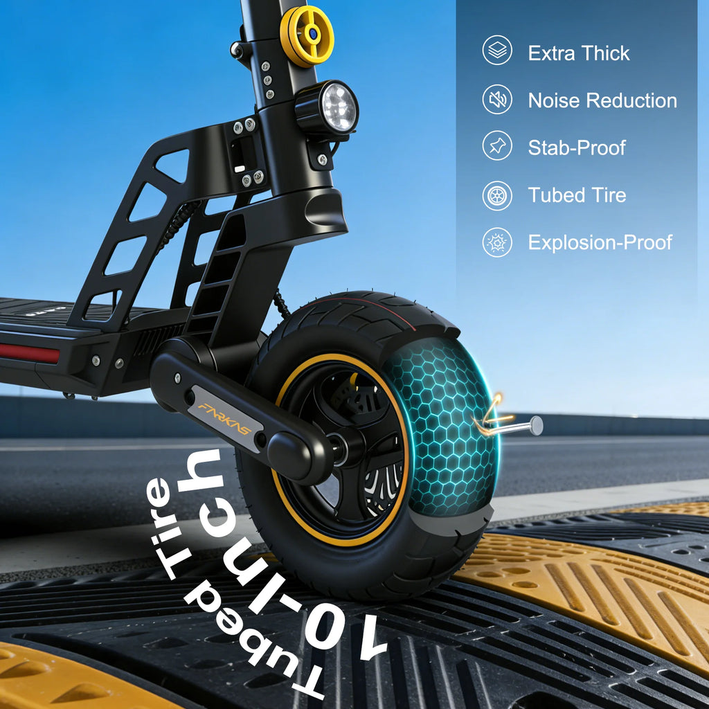 MX-17 Foldable E-Scooter for Adults 800W 48V 10.4Ah Max Speed 55KM 10 Inch Tires Large LED Display Folding E Scooter