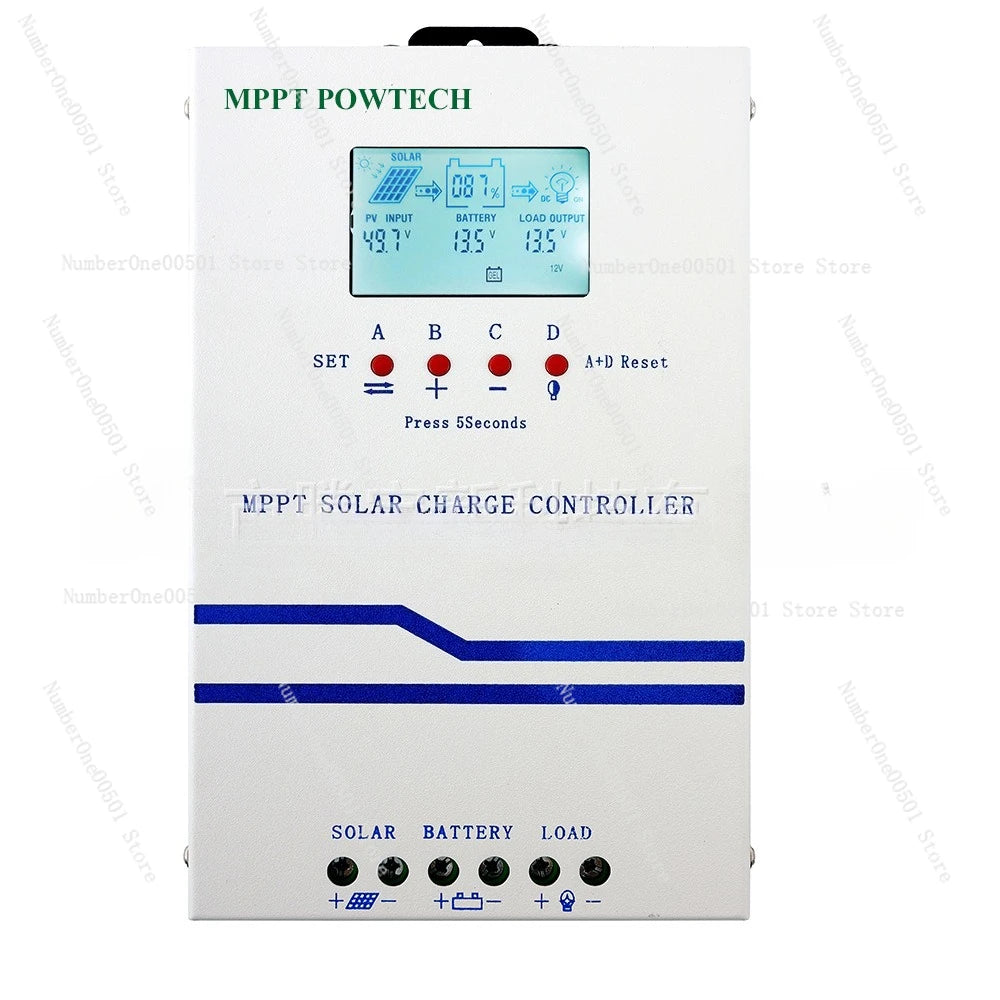 New Energy MPPT Solar Charge Controller 12V 24V 36V 48V 60A High Voltage Fast Charger for Photovoltaic System