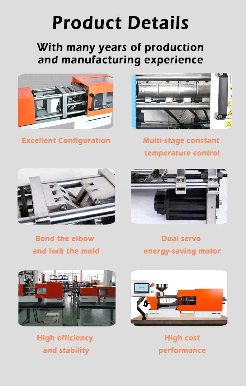 Desktop Small Injection Molding Machine Plastic Plastic Making Machines for Plastic Parts Injection Molding 15-25-35-50-60g OME