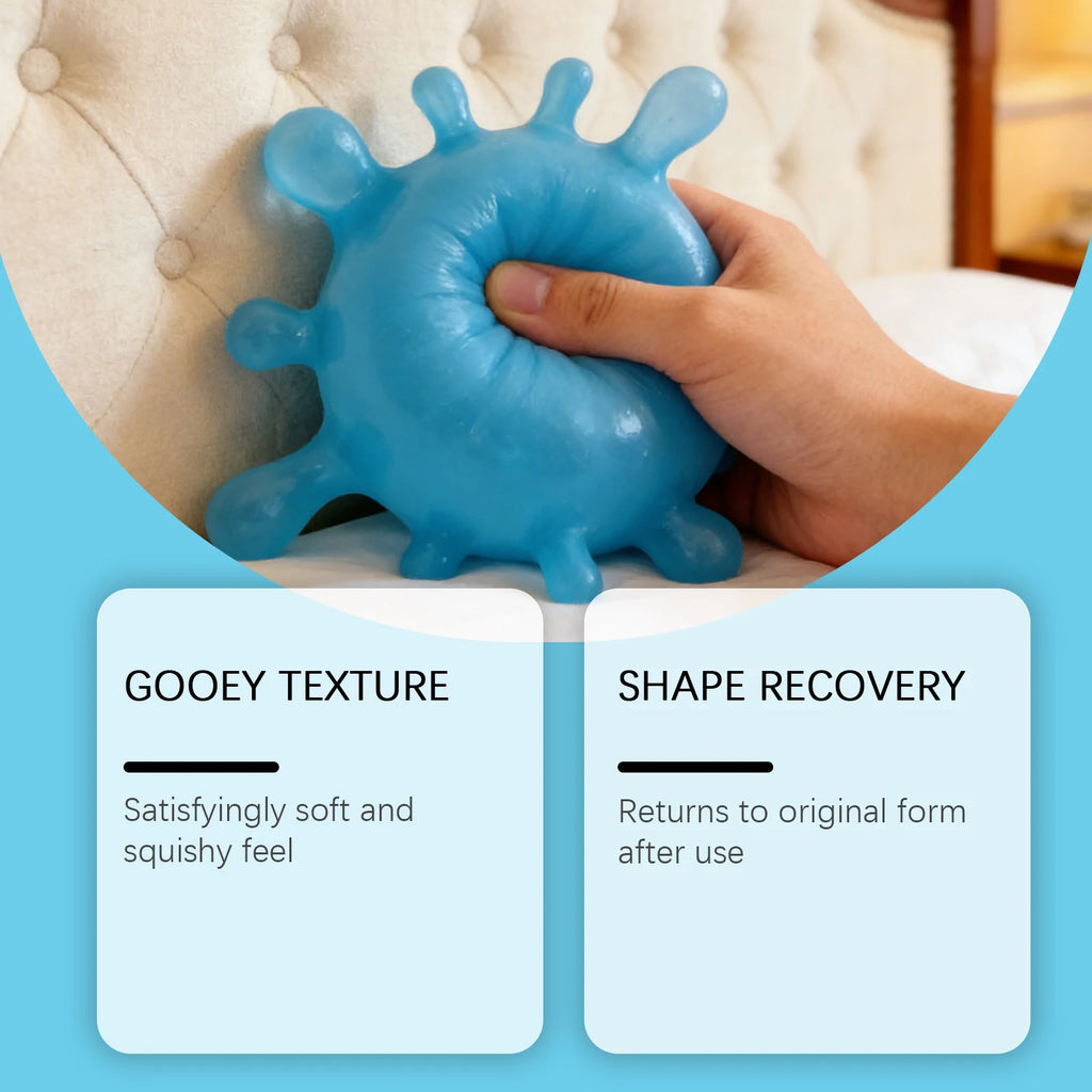 Splash Shaped Pinching Ball Slow Rebound Pressure Relief Ball Maltose Decompression Toy Squeeze Balls Blind Box Party Gif Toys