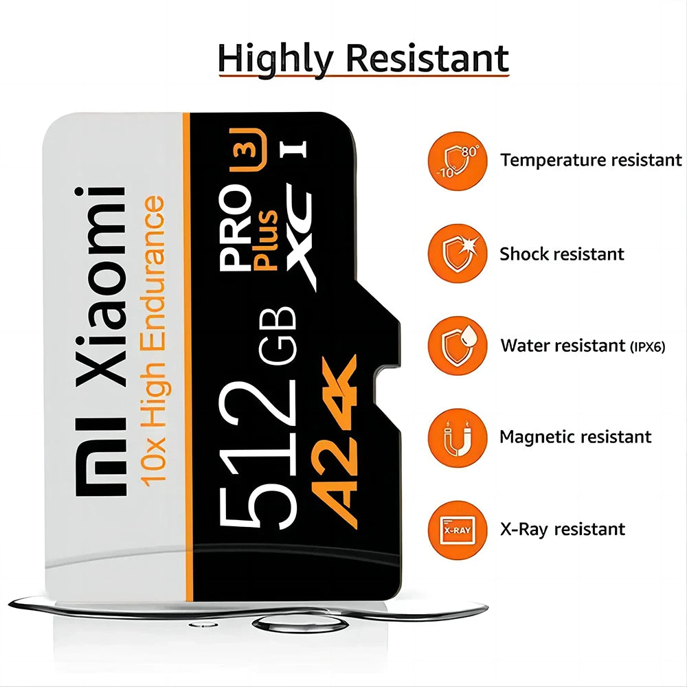 Micro SD Memory Card 1TB 512GB High Speed Memoria SD Card 256GB 128GB Games Video TF Flash Card For PH Laptop Micro Card SD/AI