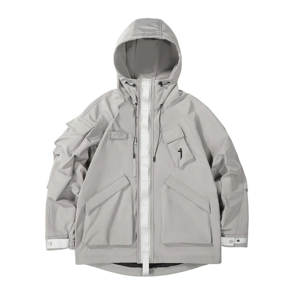 11 BYBB'S DARK 2025 Tactical Jackets Hooded Windbreaker Mens Cargo Function Jacket Fashion Coats Outwear Techwear Streetwear  ﻿