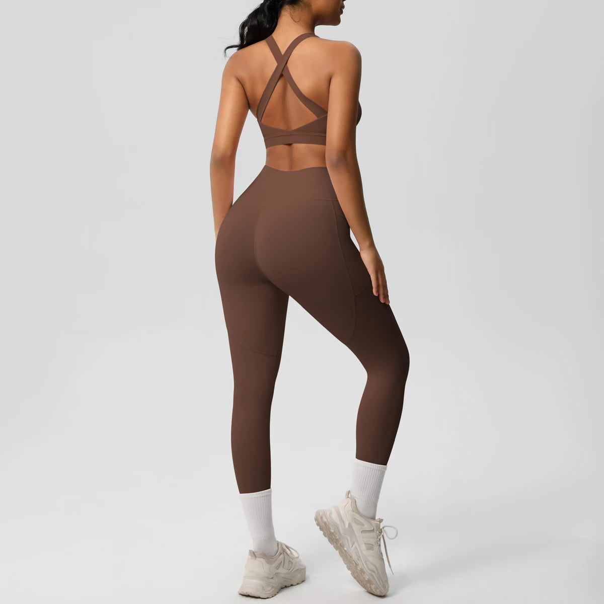 Yoga Suit Sports Set Womens Sportswear Sports Women's Yoga Bra Tummy Control Slimming Booty Leggings Women's Tracksuit