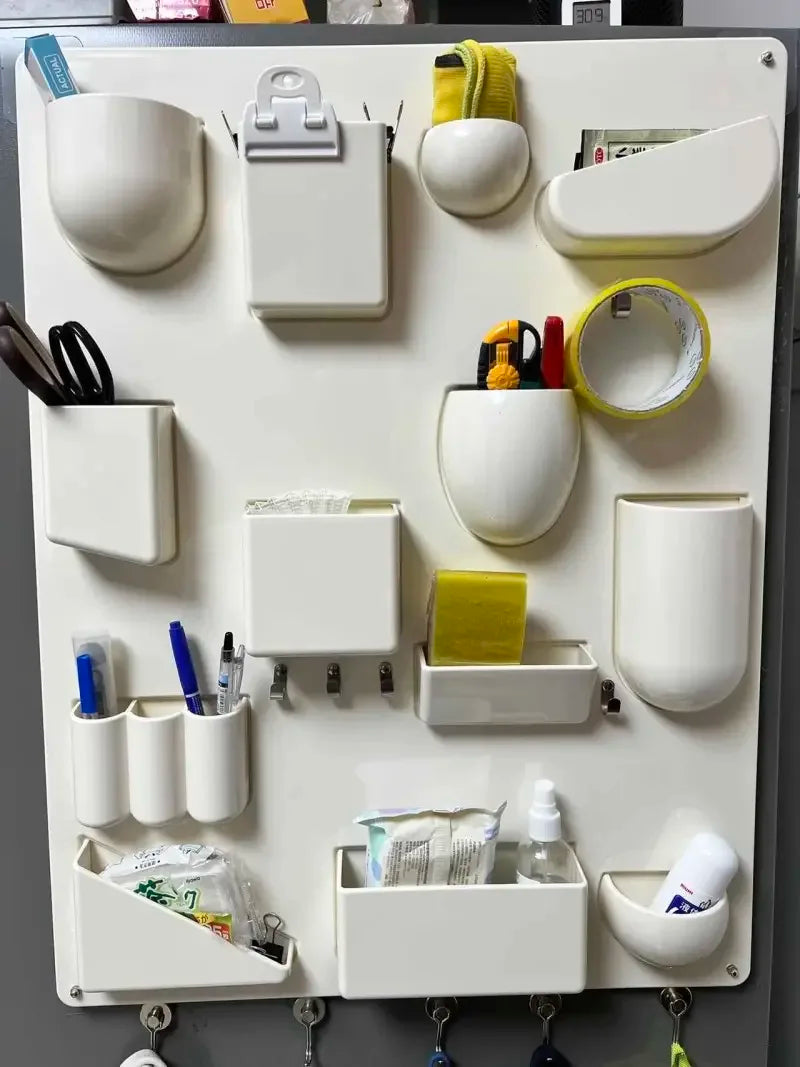 Wall Holder Offices Kitchens Organizer Desktop Shelf Wall Storage Rack Organiser For Workshops Bathrooms Children's Rooms