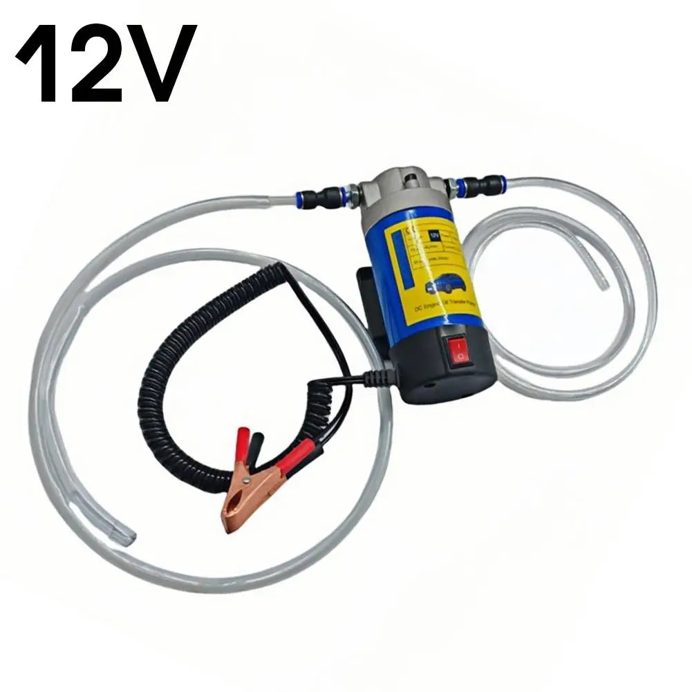 12V/24V Electric Scavenge Suction Transfer Change Pump Oil Transfer Pump 1-4L/min Motor Oil Diesel Extractor Pump For Car Boats