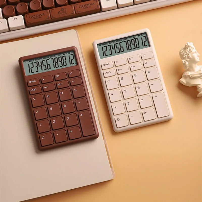 Student Calculator Simple Design Basic Calculator High Sensitivity Button Portable Calculator Student Stationery Supplies