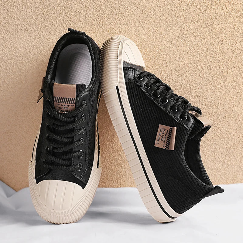 Fashion Men's Walking Sneakers Outdoor Man Casual Shoes Breathable Lightweight Board Shoes Platform Sport Footwear Running Shoes
