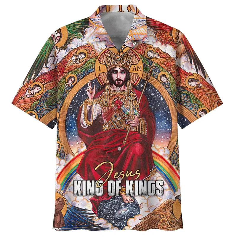 Jesus Love Me God Loves The World  Hawaiian Shirts Mens Womens Fashion Cool Beach Shirts Summer Cool Floral Shirt Tops Clothes