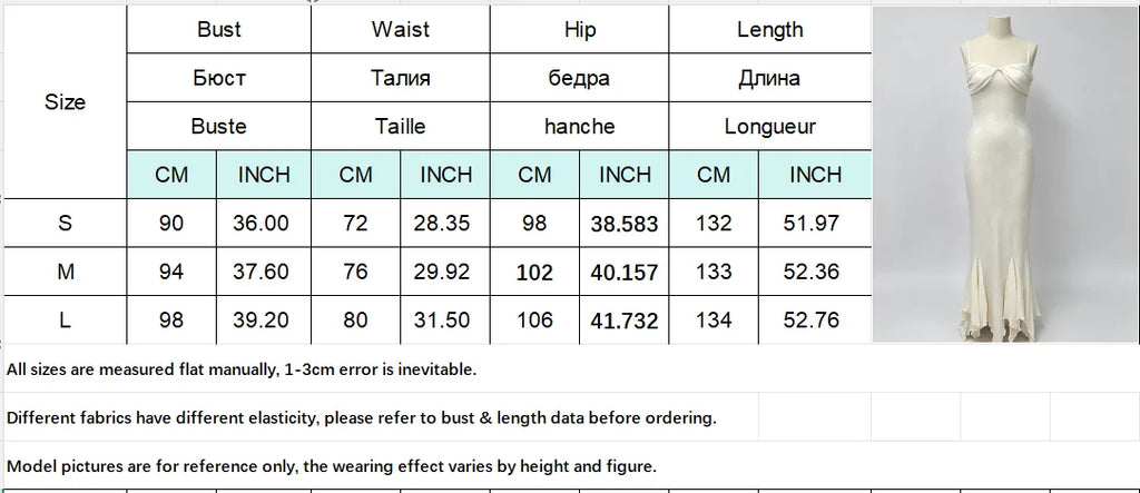 White Polka Dot Maxi Dress For Women Spaghetti Straps Sweetheart Bust Back Ruched Mermaid Flounce Hem Vacation Biryhday Dresses