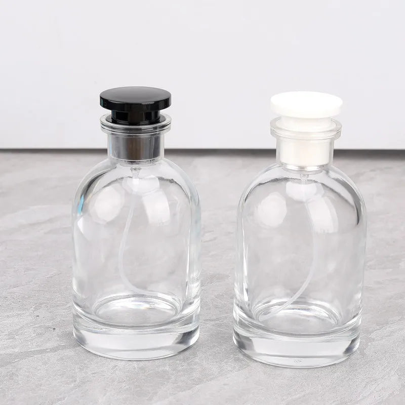 Perfume Bottles 100ML High-End Portable Spray Bottle Advanced Press Empty Bottle Replacement Refill Perfume Container
