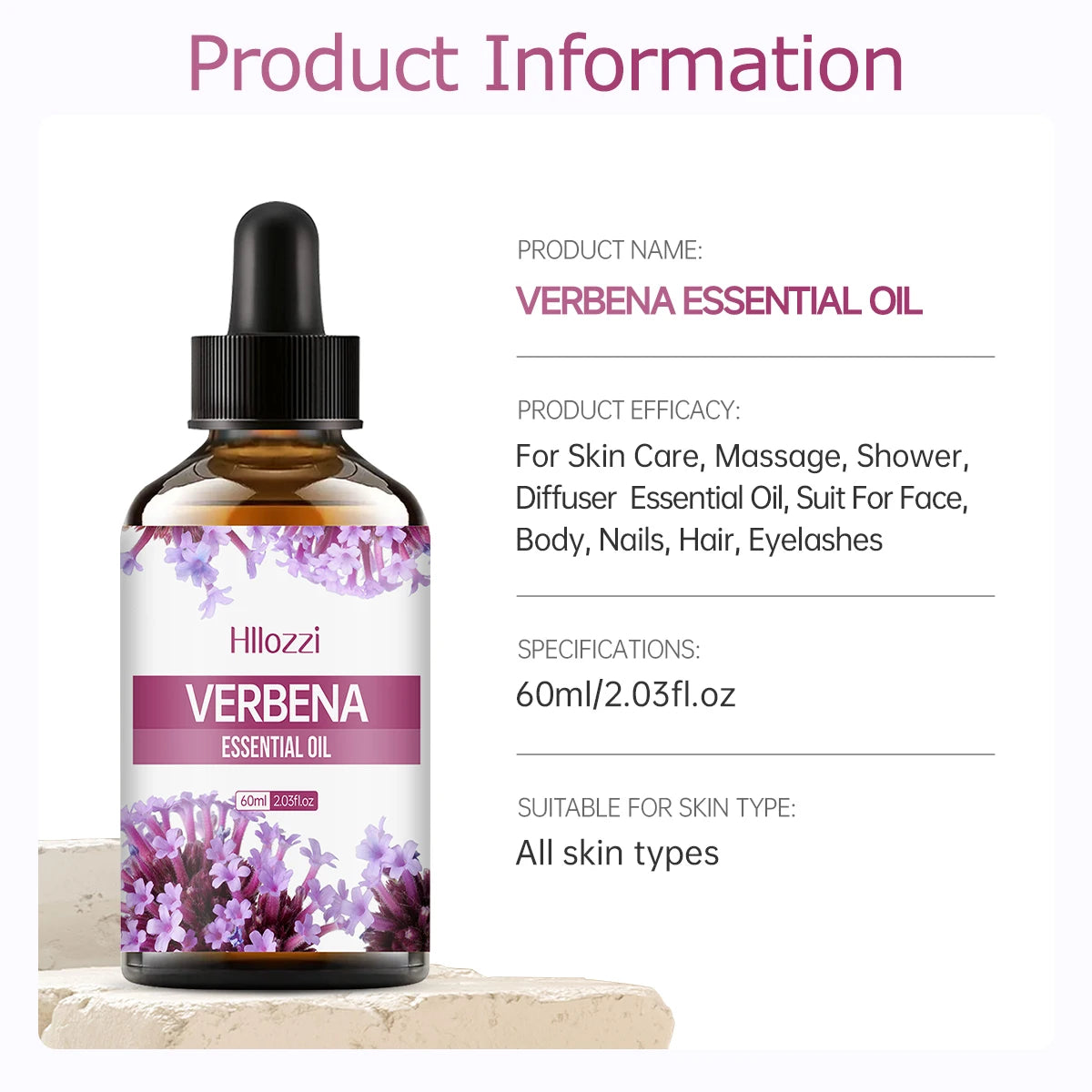 VERBENA ESSENTIAL OIL Perfume Essential Oils Plant Essential Oils Aromatherapy Soap Humidifier Pure Essential Oils Moisturizing